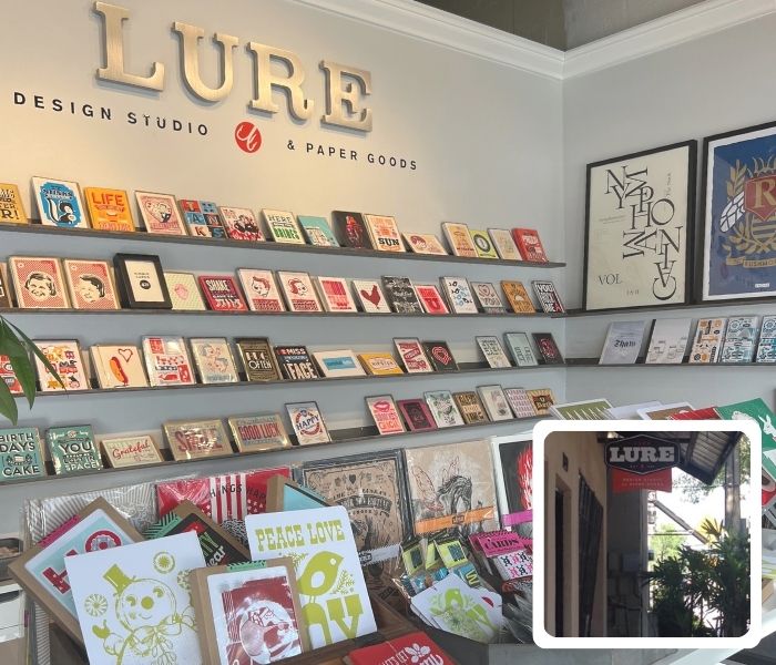 Lure Paper Goods. Hand crafted cards and paper goods.